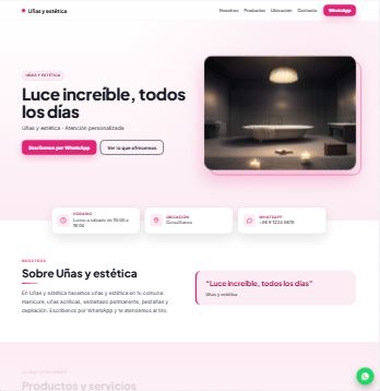 Plantilla de ejemplo: Uñas y estética