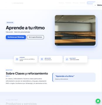 Plantilla de ejemplo: Clases y reforzamiento